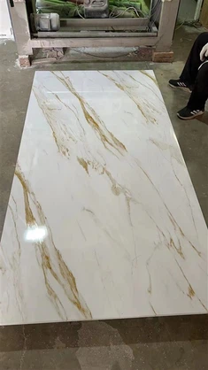 दीवार की सजावट के लिए 4x8 पीवीसी शीट पीवीसी मार्बल शीट